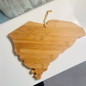 South Carolina State Shaped Bamboo Serving Board